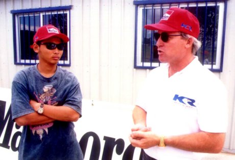 With Kenny Roberts